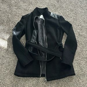 Guess Black Pea Coat